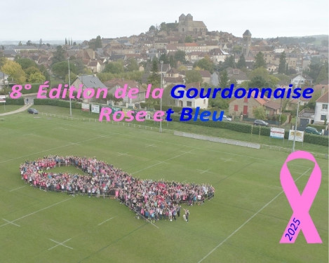 LA GOURDONNAISE ROSE ET BLEU