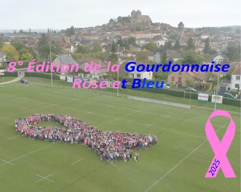 LA GOURDONNAISE ROSE ET BLEU